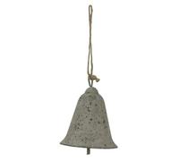 Hill Interiors Metal Bell Christmas Hanging Decoration - Grey - Grey - 7cm x 6cm x 6cm - 100% Mixed