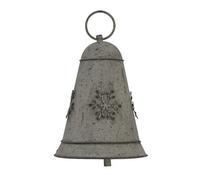 Hill Interiors Metal Bell Christmas Hanging Dration in White Hill Interiors White