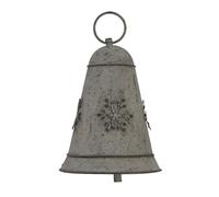 Hill Interiors Metal Bell Christmas Hanging Dration in White Hill Interiors White