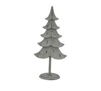 Hill Interiors Metal Pine Tree Christmas Dration in Grey Hill Interiors Grey