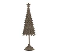 Hill Interiors Metal Pine Tree Christmas Dration in Grey Hill Interiors Grey