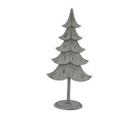 Hill Interiors Metal Pine Tree Christmas Dration in Grey Hill Interiors Grey
