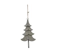Hill Interiors Metal Tree Christmas Hanging Dration In Grey Grey One Size