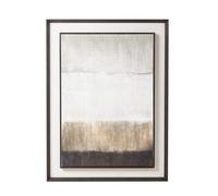 Hill Interiors Moderno Linen Framed Print in Brown Hill Interiors Brown