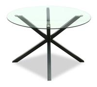Hill Interiors Monza Round Glass Dining Table