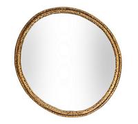 Hill Interiors Nahla Large Mirror With Dimpled Frame - Glass - L3 X W86 X H82 Cm - Gold
