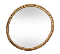 Hill Interiors Nahla Medium Mirror With Dimpled Frame - Glass - L4 X W78 X H73 Cm - Gold