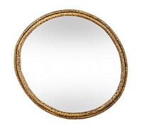 Hill Interiors Nahla Small Mirror With Dimpled Frame - Glass - L4 X W64 X H60 Cm - Gold