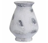 Hill Interiors Naxos Large Antique White Vase - Ceramic - L32 X W32 X H43 Cm - Stone