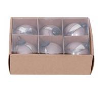 Hill Interiors Ombre Bauble (Pack of 6) - Coffee - Coffee - One Size - 100% Mixed