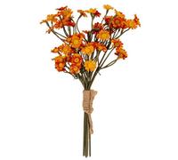 Hill Interiors Orange Daisy Bunch Artificial Flower - Plastic - L16 X W16 X H27 Cm - Orange