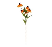 Hill Interiors Orange Echinacea Spray Artificial Flower - Plastic - L23 X W13 X H75 Cm - Orange