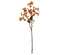 Hill Interiors Orange Vernicia Fordii Spray Artificial Flower - Plastic - L22 X W10 X H63 Cm - Orange