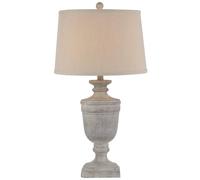 Hill Interiors Ossia Table Lamp (Uk Plug) In White White One Size