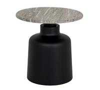 Hill Interiors Oura Minimal Round Side Table With Modern Design