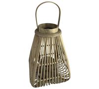Hill Interiors Peardrop Wicker Candle Lantern HI5205
