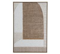 Hill Interiors Petra Hand Painted Canvas In Frame - Wood - L3 X W80 X H120 Cm - Multi-Coloured
