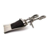 Hill Interiors Pewter Crook Handle Hearth Tidy - Antique Silver - 9cm x 13cm x 37cm - Antique Silver - 100% Mixed