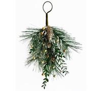 Hill Interiors Pinecone Christmas Decoration Green/gold (One Size)