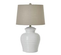 Pot Ceramic Table Lamp (UK Plug) Hill Interiors Green One Size