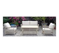 Hill Interiors Provence Collection Outdoor 4 Seater Lounge Set - Metal - L152 X W85 X H75 Cm - Beige