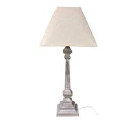 Hill Interiors Pula Table Lamp (UK Plug) - White - 51cm x 29cm x 29cm - White - 100% Mixed