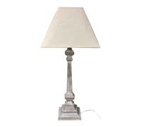 Hill Interiors Pula Table Lamp (UK Plug) in Light Grey Hill Interiors Light Grey