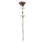 Hill Interiors Purple Dianthus Spray Artificial Flower - Plastic - L14 X W14 X H55 Cm - Purple