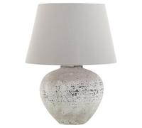 Hill Interiors Regola Stone Effect Table Lamp (64cm x 49cm x 49cm) (Stone)