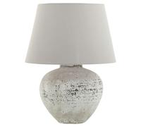 Hill Interiors Regola Stone Effect Table Lamp - Stone - 64cm x 49cm x 49cm - Stone