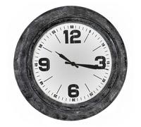 Hill Interiors Roco Wall Clock Silver/black (5Cm X 45Cm)