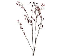 Hill Interiors Rosehip Artificial Plant Burgundy (One Size)