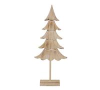 Hill Interiors Rustic Fir Tree Christmas Dration in Light Brown Hill Interiors Light Brown