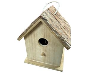 Hill Interiors Rustic Wild Bird HouseOne Size White/Brown HI5471
