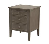 Hill Interiors Serene Collection Bedside Table Grey (59Cm X 43Cm X 48Cm)