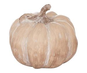 Hill Interiors Set Of Three Carved Wood Effect Pumpkins