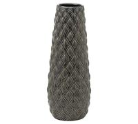 Hill Interiors Seville Collection Alpine Vase - Grey - 43cm x 16cm x 16cm - Grey - 100% Mixed