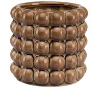 Hill Interiors Seville Collection Bubble Vase - Caramel - 20cm x 20cm x 20cm - Caramel - 100% Mixed