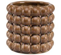 Hill Interiors Seville Collection Bubble Vase - Caramel - 20cm x 20cm x 20cm - Caramel