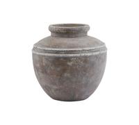 Hill Interiors Siena Ceramic Water Pot Brown (39Cm X 37Cm X 37Cm)