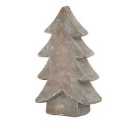 Hill Interiors Siena Medium Christmas Tree - Ceramic - L6 X W14 X H24 Cm - Brown