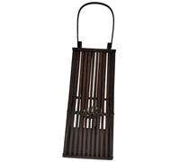 Hill Interiors Silo Wicker Candle Lantern Brown (88Cm X 35Cm X 35Cm)