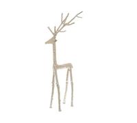 Hill Interiors Silver Standing Stag Ornament