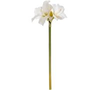 Single Artificial Amaryllis Flower Stem Hill Interiors White One Size