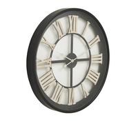 Hill Interiors Skeleton Wall Clock In Black Black One Size