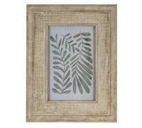 Hill Interiors Skye Single Photo Frame - White - White - 100% Mixed