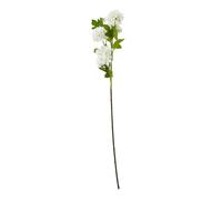 Hill Interiors Snowball Viburnum Artificial Flower Spray - Cream - 77cm