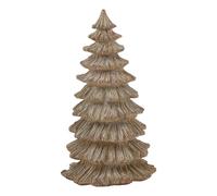 Hill Interiors Snowy Pine Tree Sculpture In Brown Brown