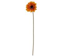 Hill Interiors Soft Yellow Gerbera Stem Artificial Flower - Plastic - L11 X W11 X H53 Cm - Yellow