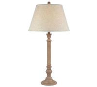 Hill Interiors Solenne Table Lamp (UK Plug) in Brown Hill Interiors Brown